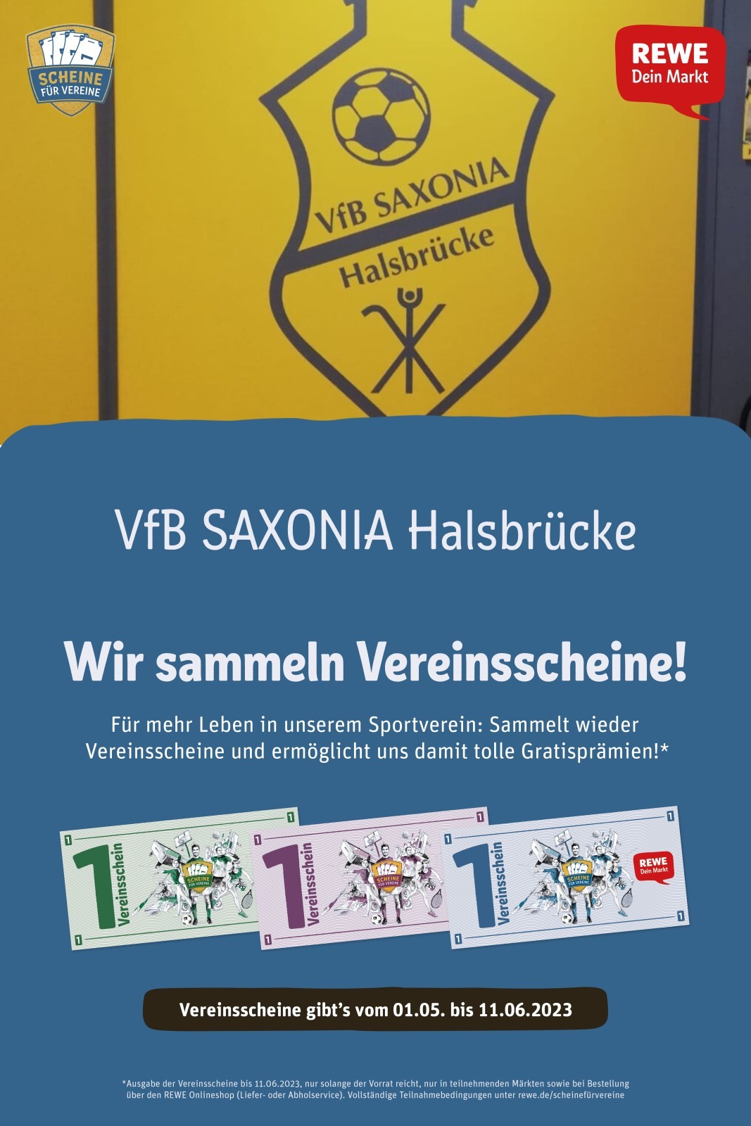 REWE-Aktion 'Scheine für Vereine'